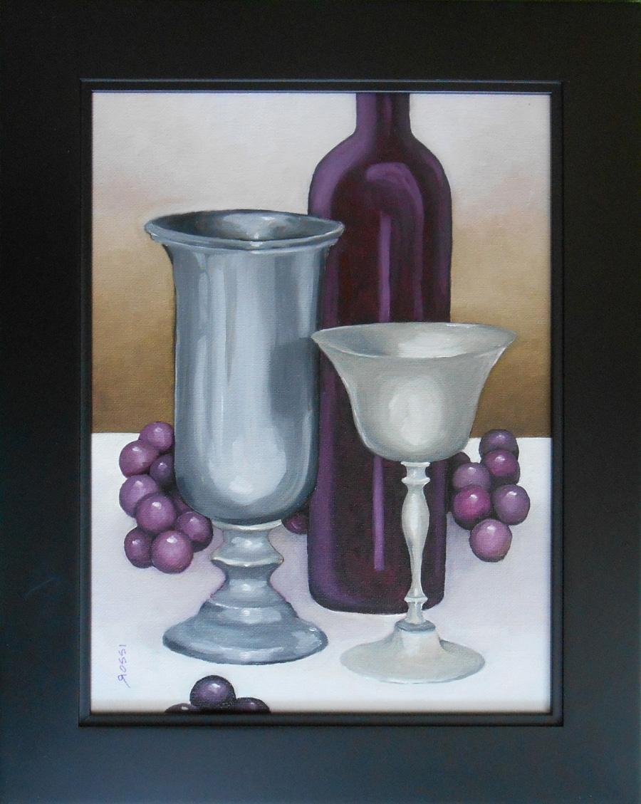 Oil Painting-Goblet Still Life by Mimi Rossi