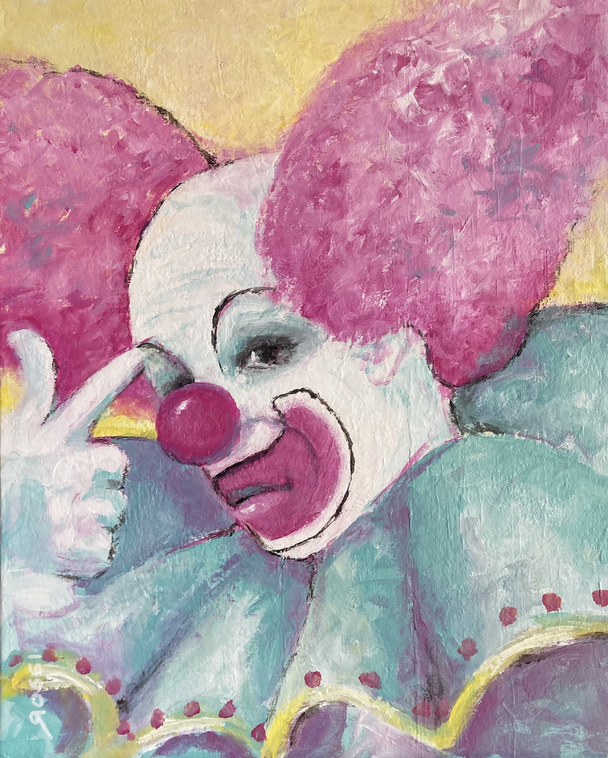 Cotton Candy Clown: What's the Point. by M. Rossi