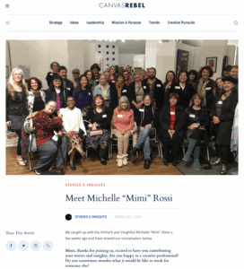 Rossi interview in Canvas Rebel